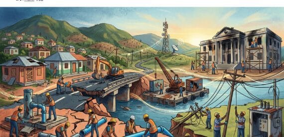 Crise : les infrastructures au centre des efforts de reconstruction